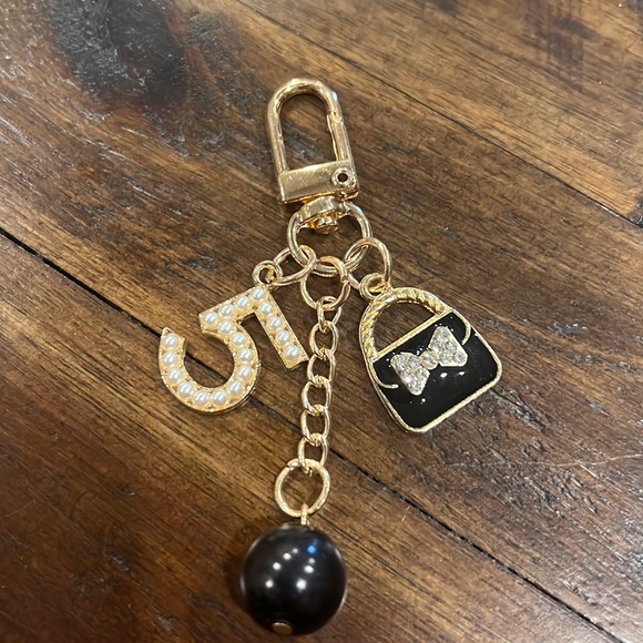 Accessories New Small Bag Charm Black And Gold Color With 5 Poshmark